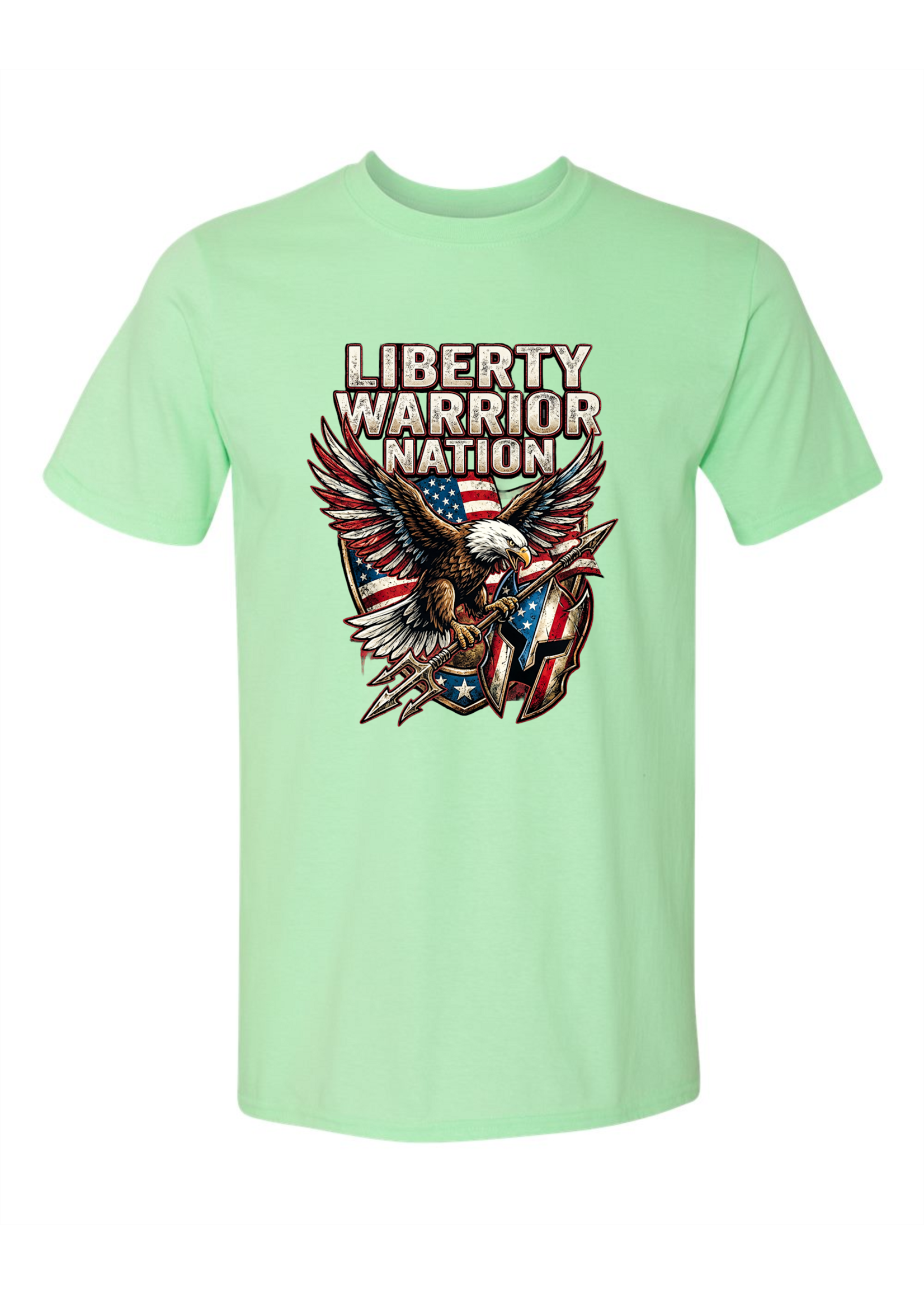 LWN Liberty Warrior Nation American Eagle Flagstaff Shirt