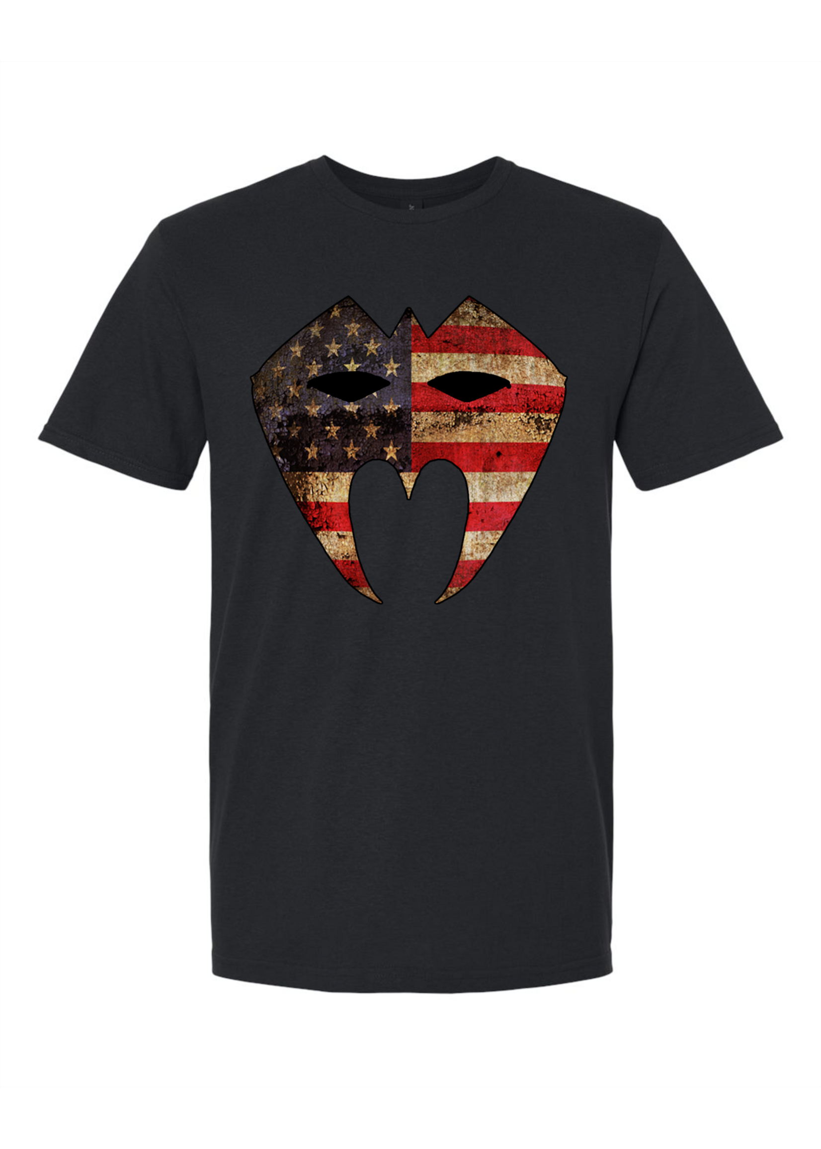 LWN Liberty Warrior Nation American Flag Mask Shirt