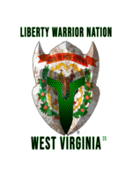 LWN LWN Badge West Virginia State with Text Uv Sticker