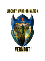 LWN LWN Badge Vermont State with Text Uv Sticker