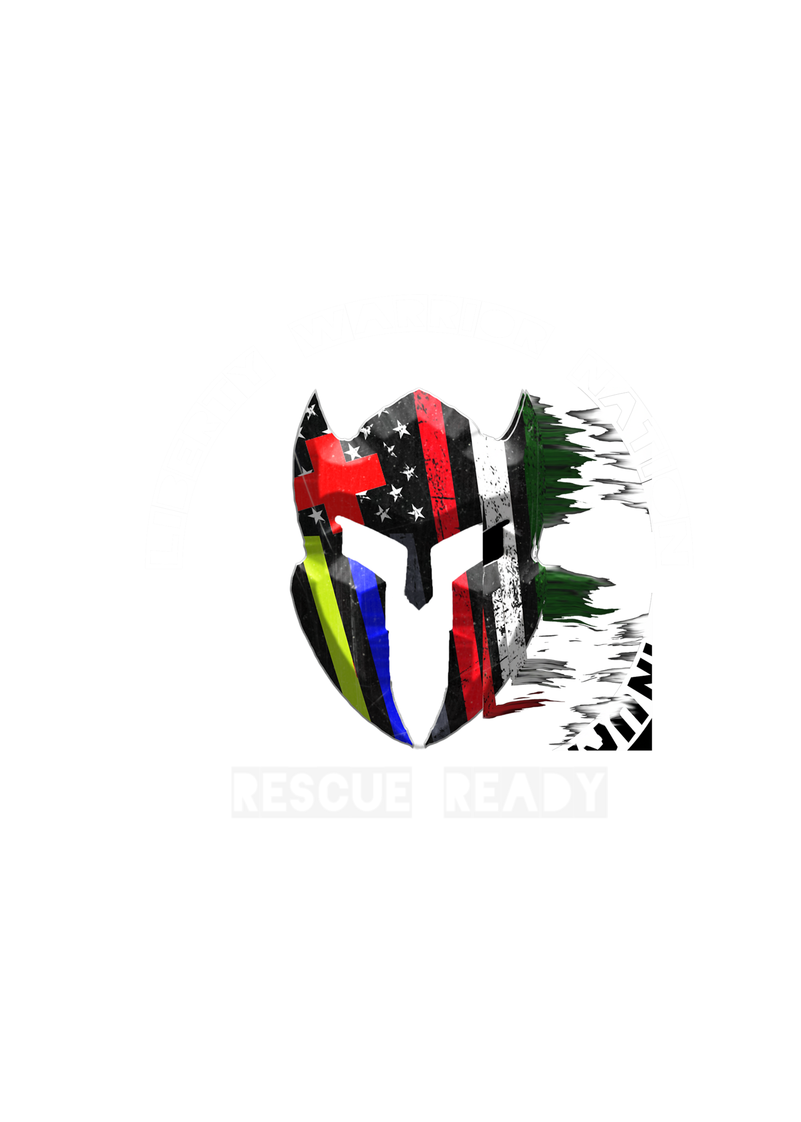 LWN Liberty Warrior Nation 1st Responders Rescue Ready Uv Sticker