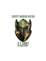 LWN Liberty Warrior Nation Army Uv Sticker