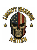 LWN Liberty Warrior Nation Biker Uv Sticker