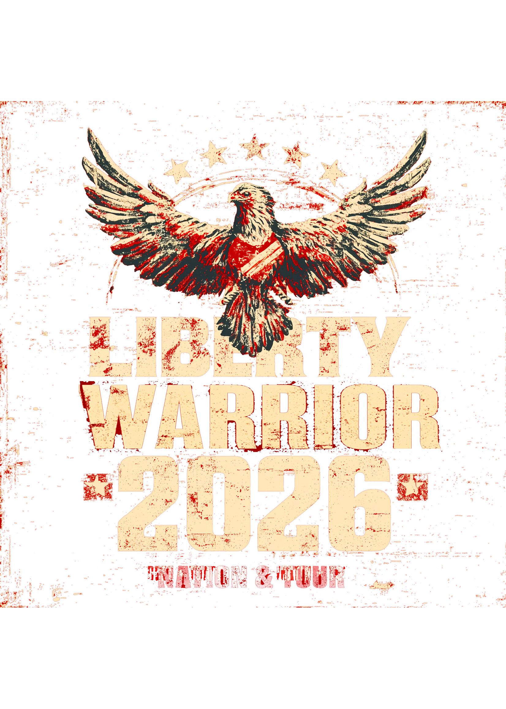 LWN Liberty Warrior Nation LWN Tour Uv Sticker