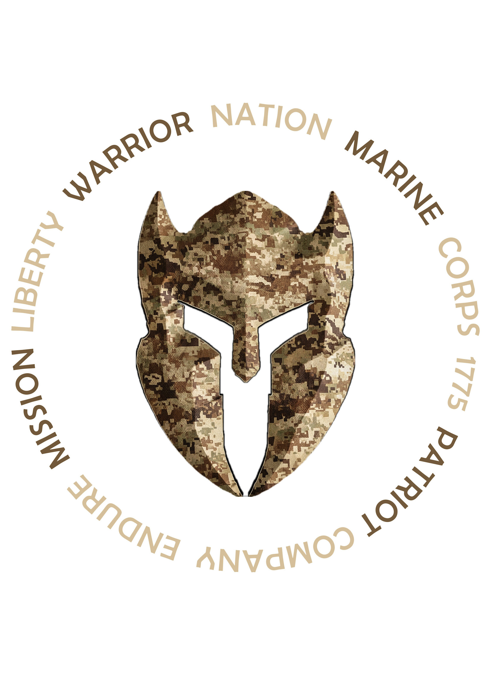 LWN Liberty Warrior Nation Marine 1775 Uv Sticker