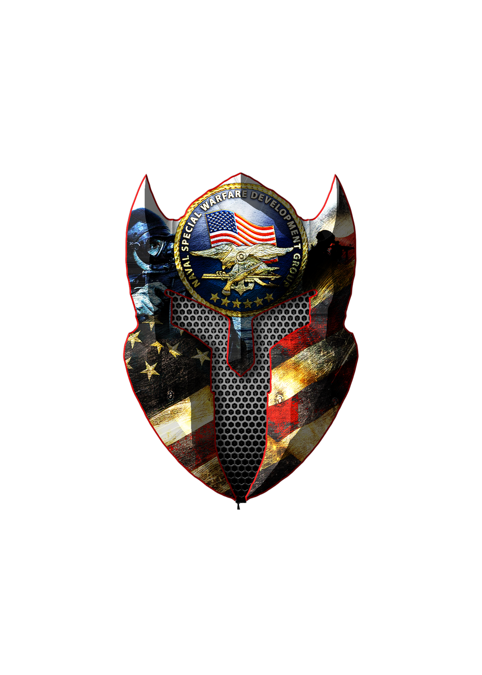 LWN Liberty Warrior Nation Navy Seal Uv Sticker