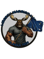 LWN Liberty Warrior Nation State Animal Alaska Uv Sticker