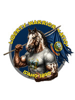 LWN Liberty Warrior Nation State Animal Idaho Uv Sticker