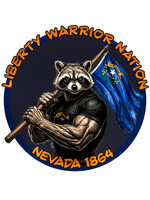 LWN Liberty Warrior Nation State Animal Nevada Uv Sticker