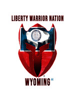 LWN Liberty Warrior Nation Wyoming with Text Uv Sticker