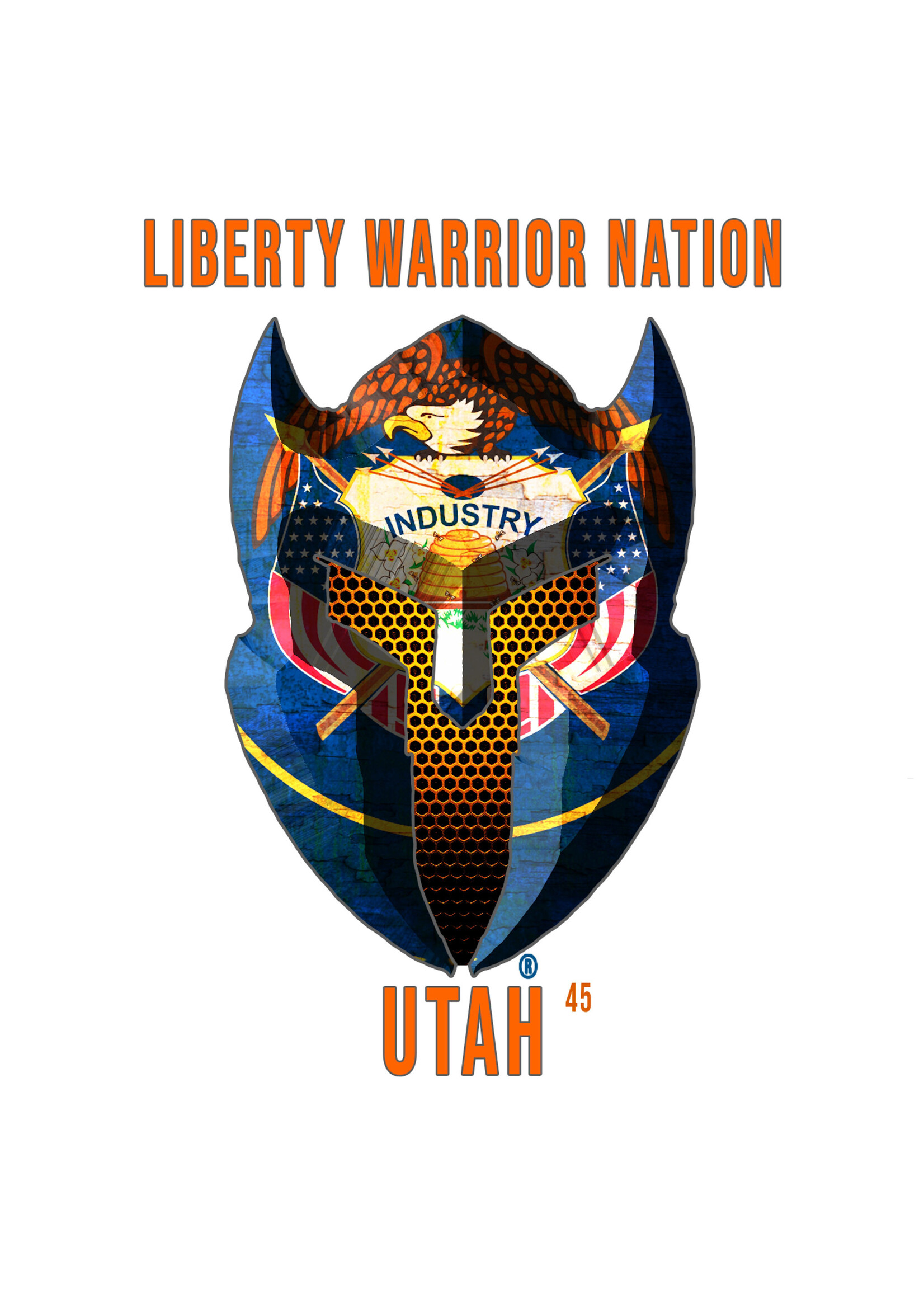 LWN Liberty Warrior Nation Utah with Text Uv Sticker