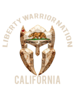 LWN Liberty Warrior Nation California v2 Uv Sticker