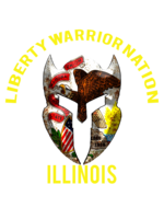 LWN Liberty Warrior Nation Illinois v2 Uv Sticker