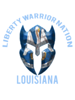 LWN Liberty Warrior Nation Louisiana v2 Uv Sticker