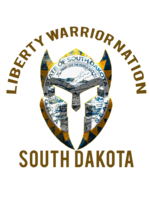 LWN Liberty Warrior Nation South Dakota v2 Uv Sticker