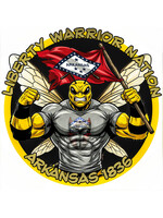 LWN Liberty Warrior Nation State Animal Arkansas Uv Sticker