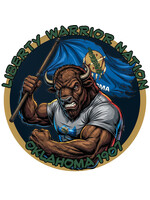 LWN Liberty Warrior Nation State Animal Oklahoma Uv Sticker