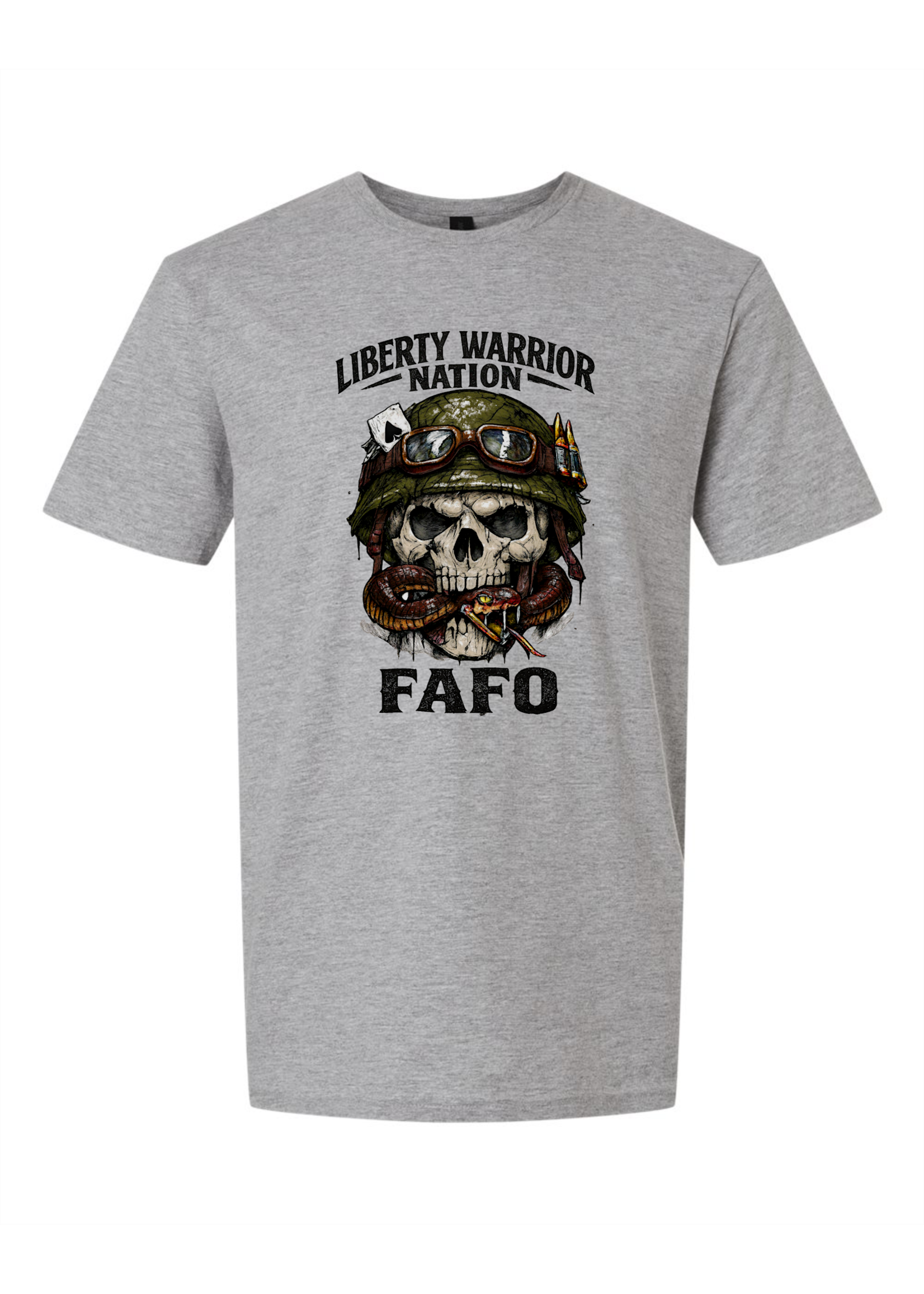 LWN Liberty Warrior Nation Skull FAFO Shirt