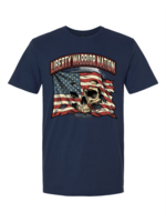 LWN Liberty Warrior Nation Motorcycle Flag Shirt