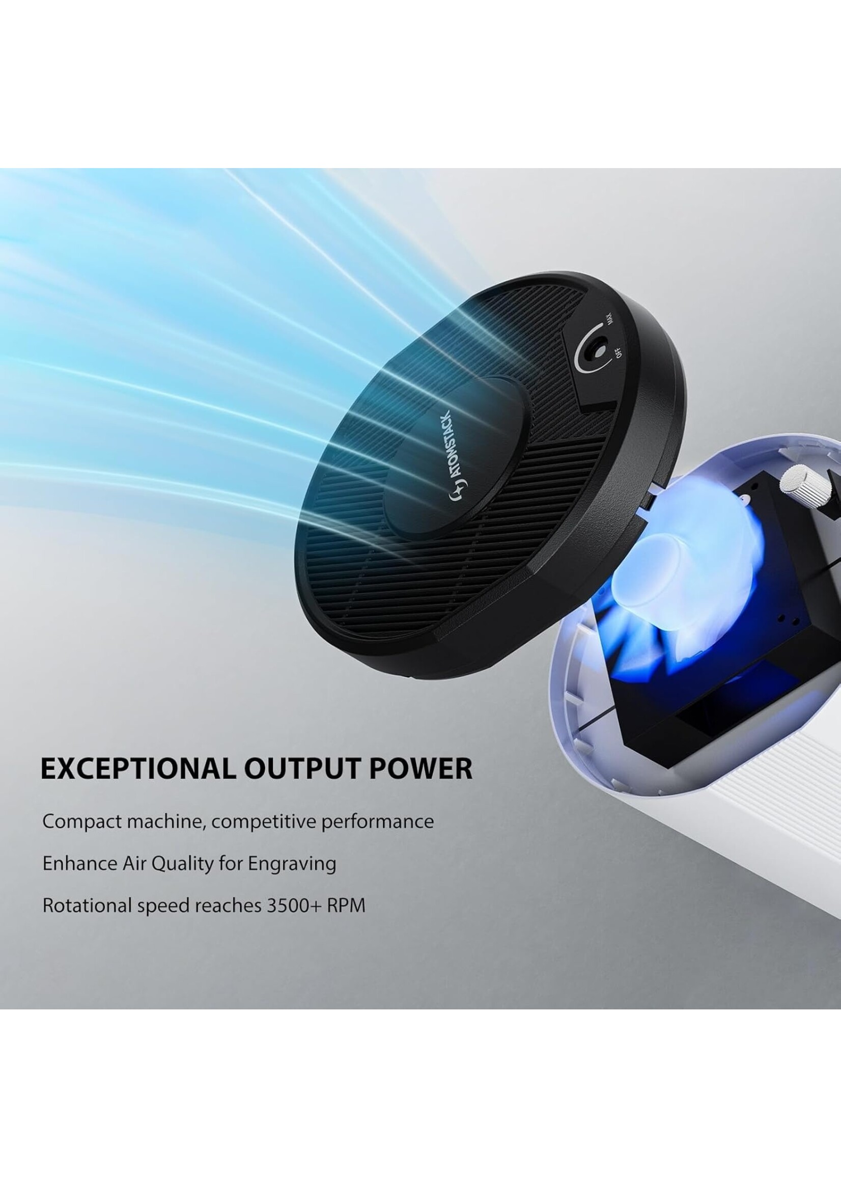 AtomStack D3 Desktop Air Purifier