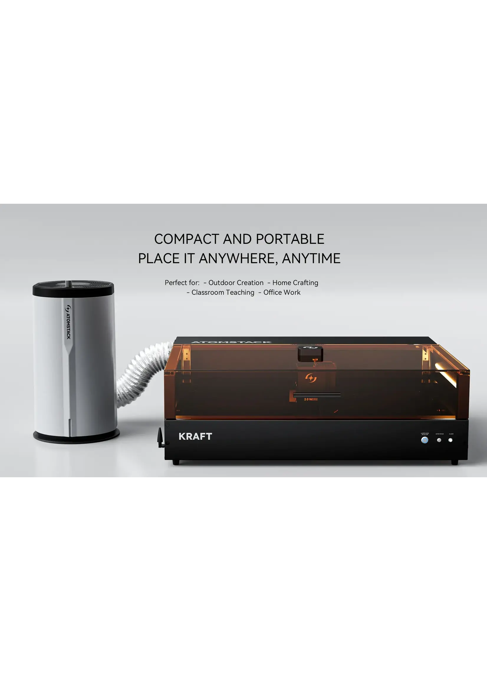 AtomStack D3 Desktop Air Purifier