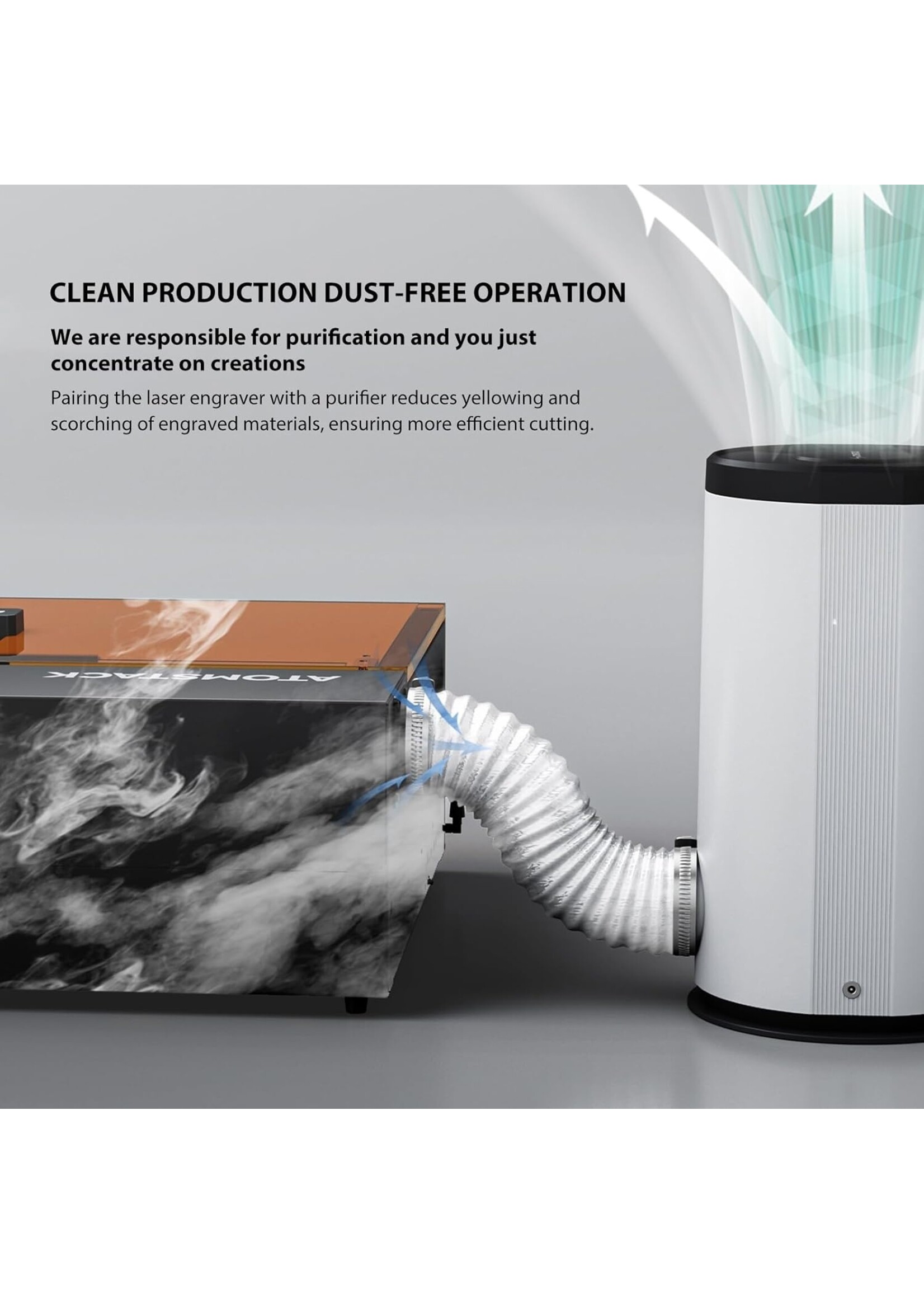 AtomStack D3 Desktop Air Purifier