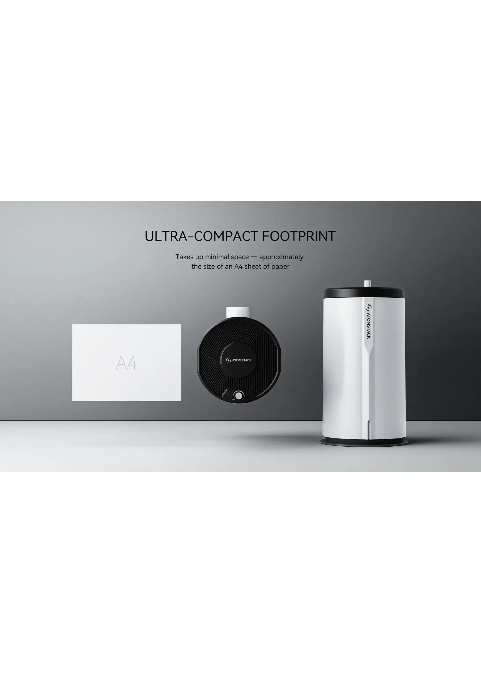AtomStack D3 Desktop Air Purifier