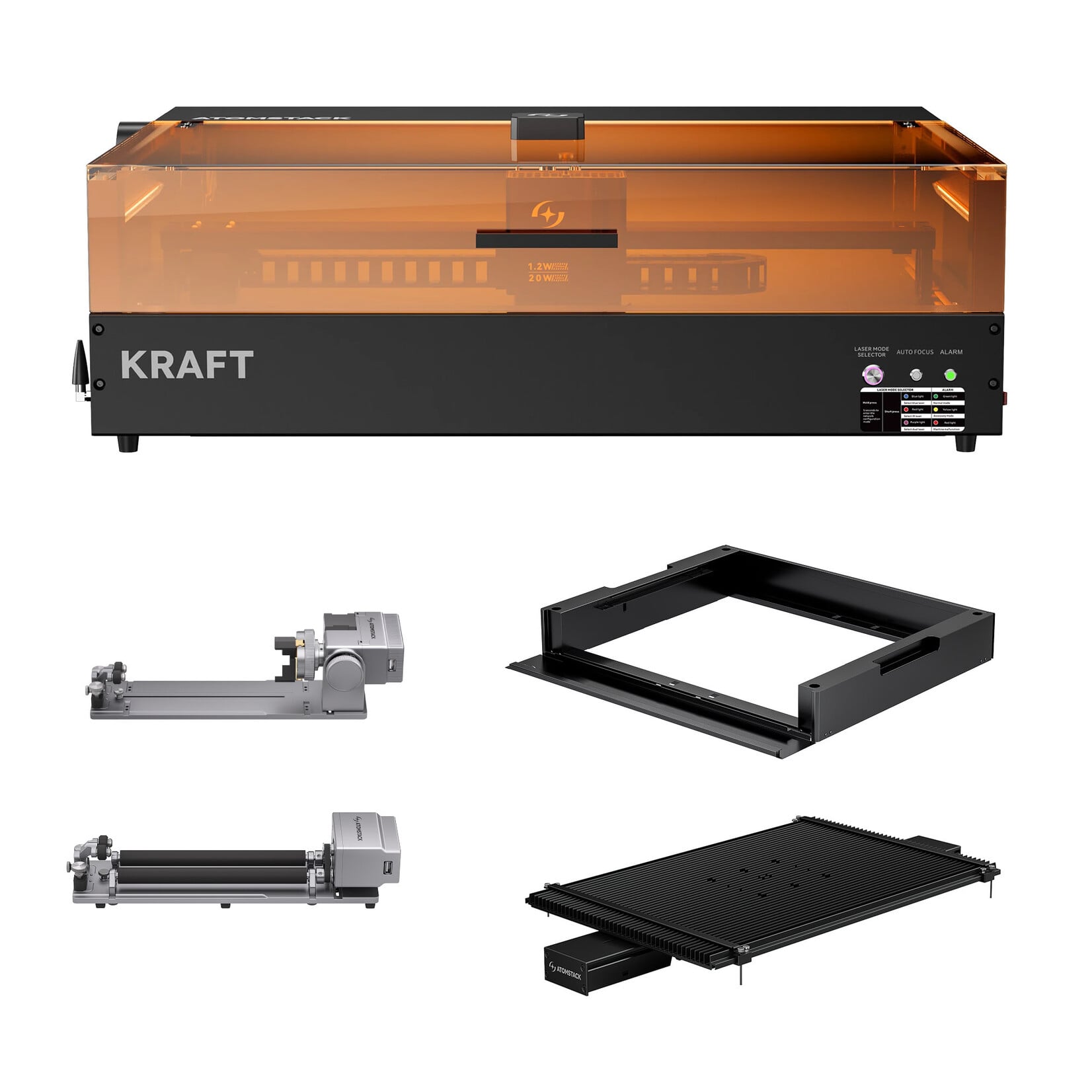 AtomStack Open Box Gold - Kraft 40 W Diode