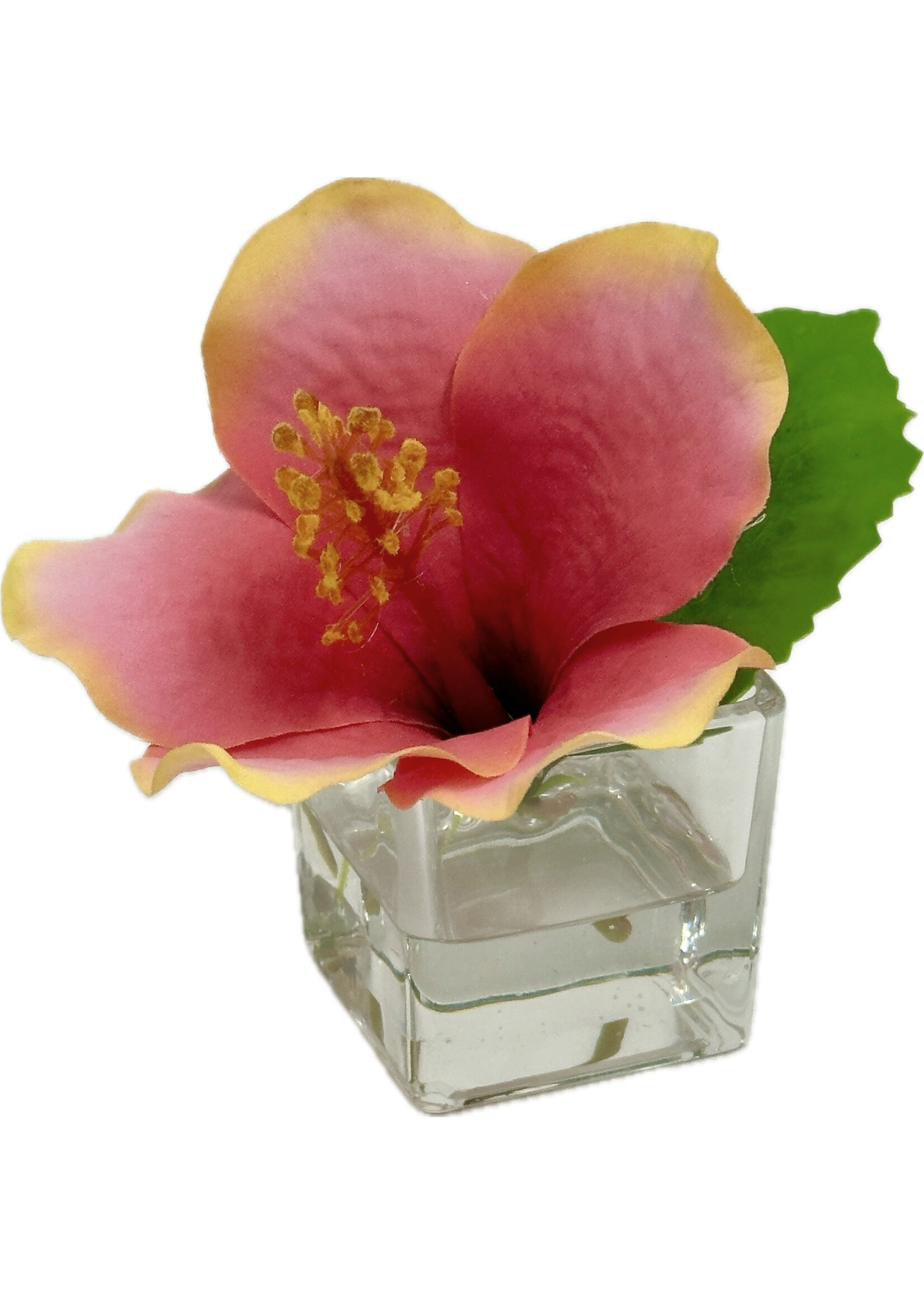 Hibiscus Votive-Red Gold ($18 List)