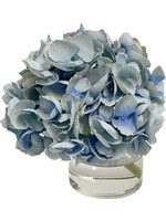 Hydrangea x1 in 4" Cylinder-Light Blue (WM2)