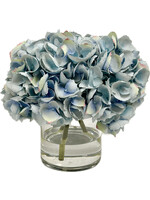 Hydrangea x3 in 5" Cylinder-Light Blue (WM2)