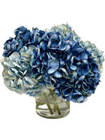 Hydrangea x7 in 6" Cylinder-Blue & Light Blue (WM2)