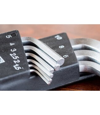 Pedro's L Hex Wrench Set 9-Piece Metric Hex Wrench Set With Holder