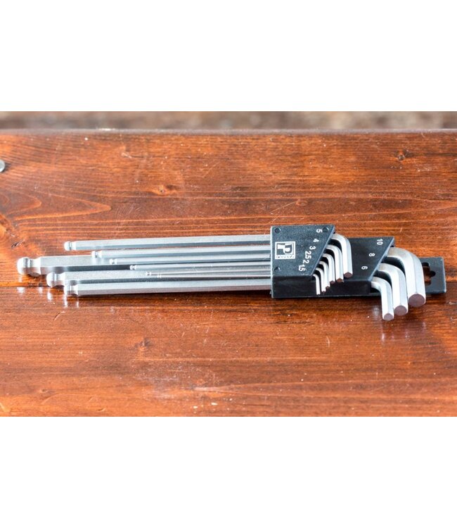 Pedro's L Hex Wrench Set 9-Piece Metric Hex Wrench Set With Holder