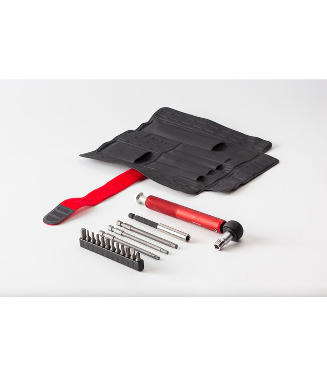 Giustaforza II 2-16Nm Pro Deluxe Torque Wrench set, includes Hex and Torx bits