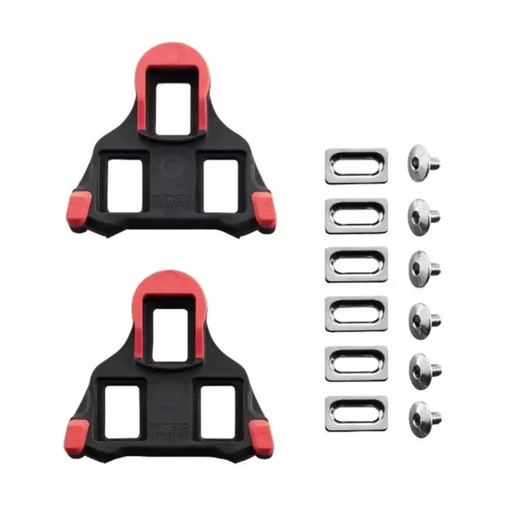 Shimano Placas de Ruta SM SH10 Roja