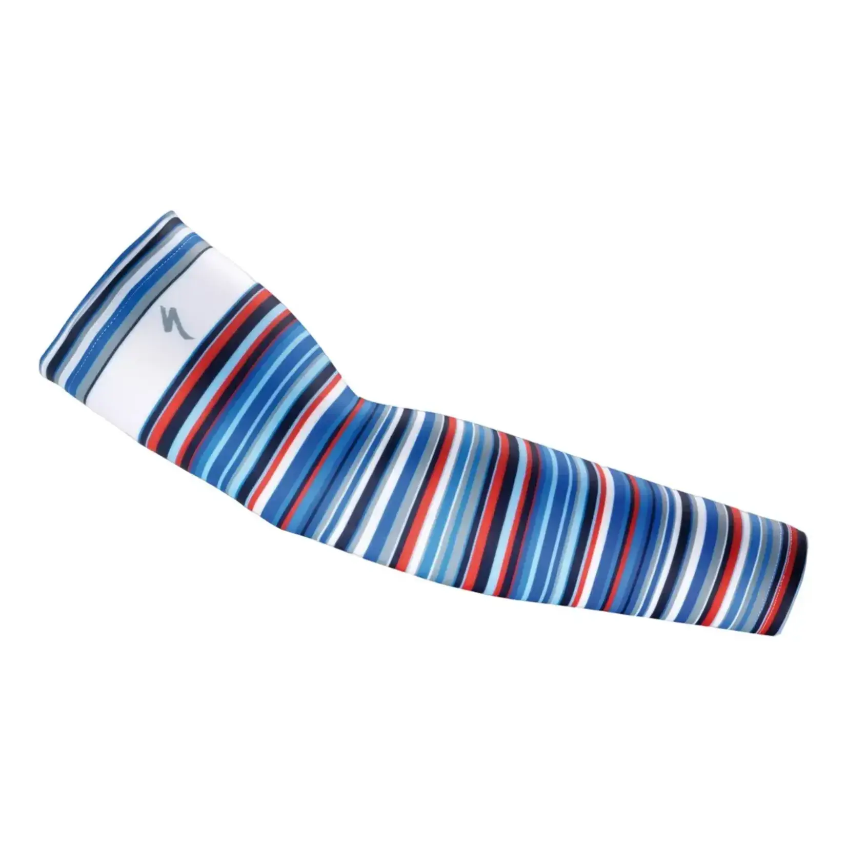 Specialized Arm Covers Full Stripe Printed White