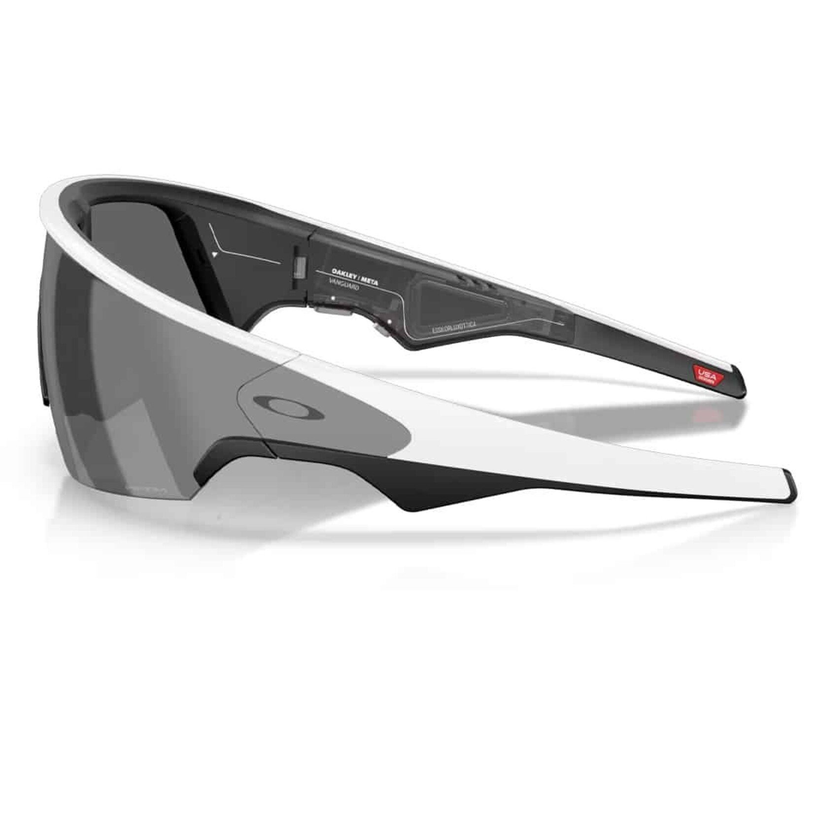 Oakley Oakley Meta Vanguard Micas Prizm Black,  Armazón White