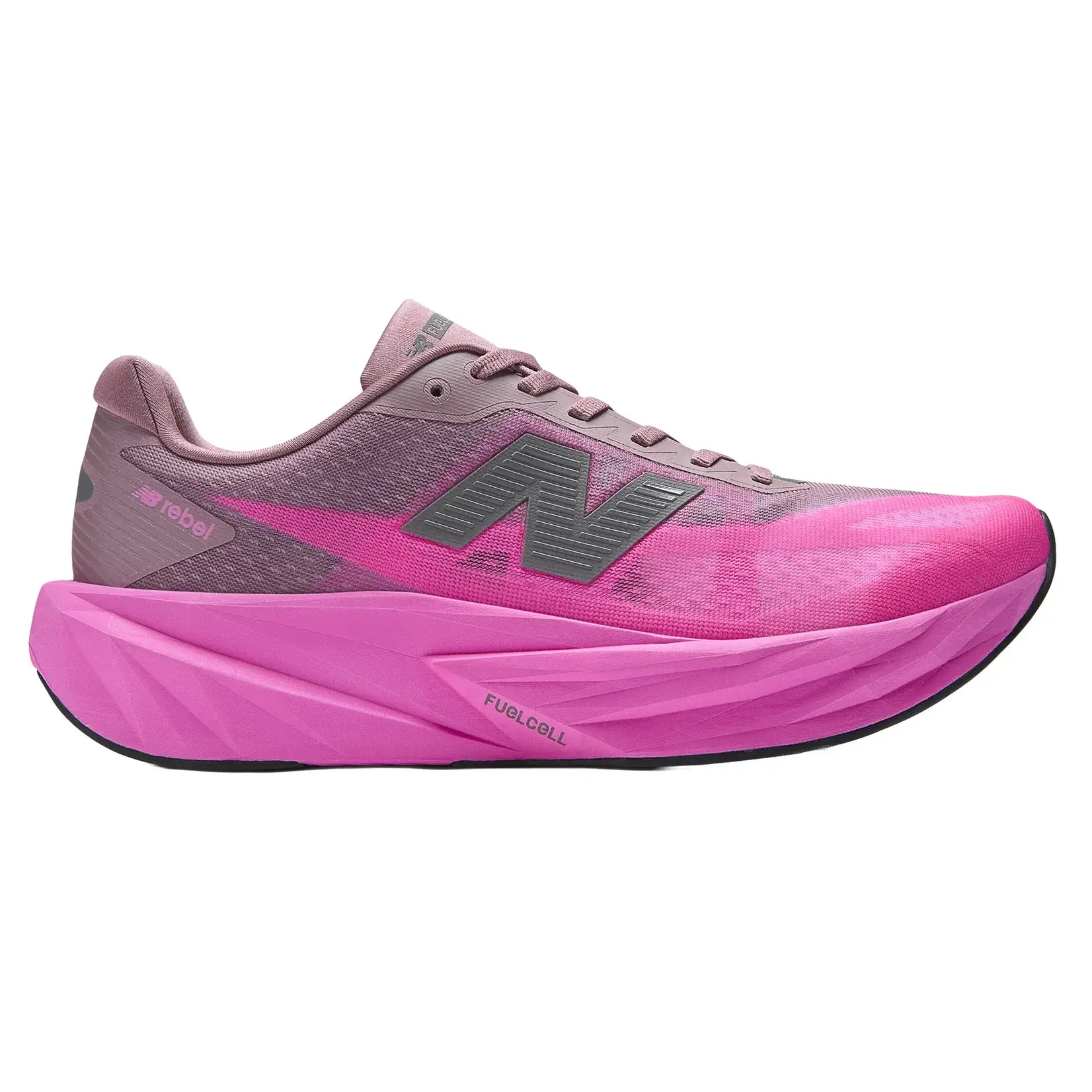 New Balance NB FuelCell Rebel v5 Pink Heat/Rosewood Mujer