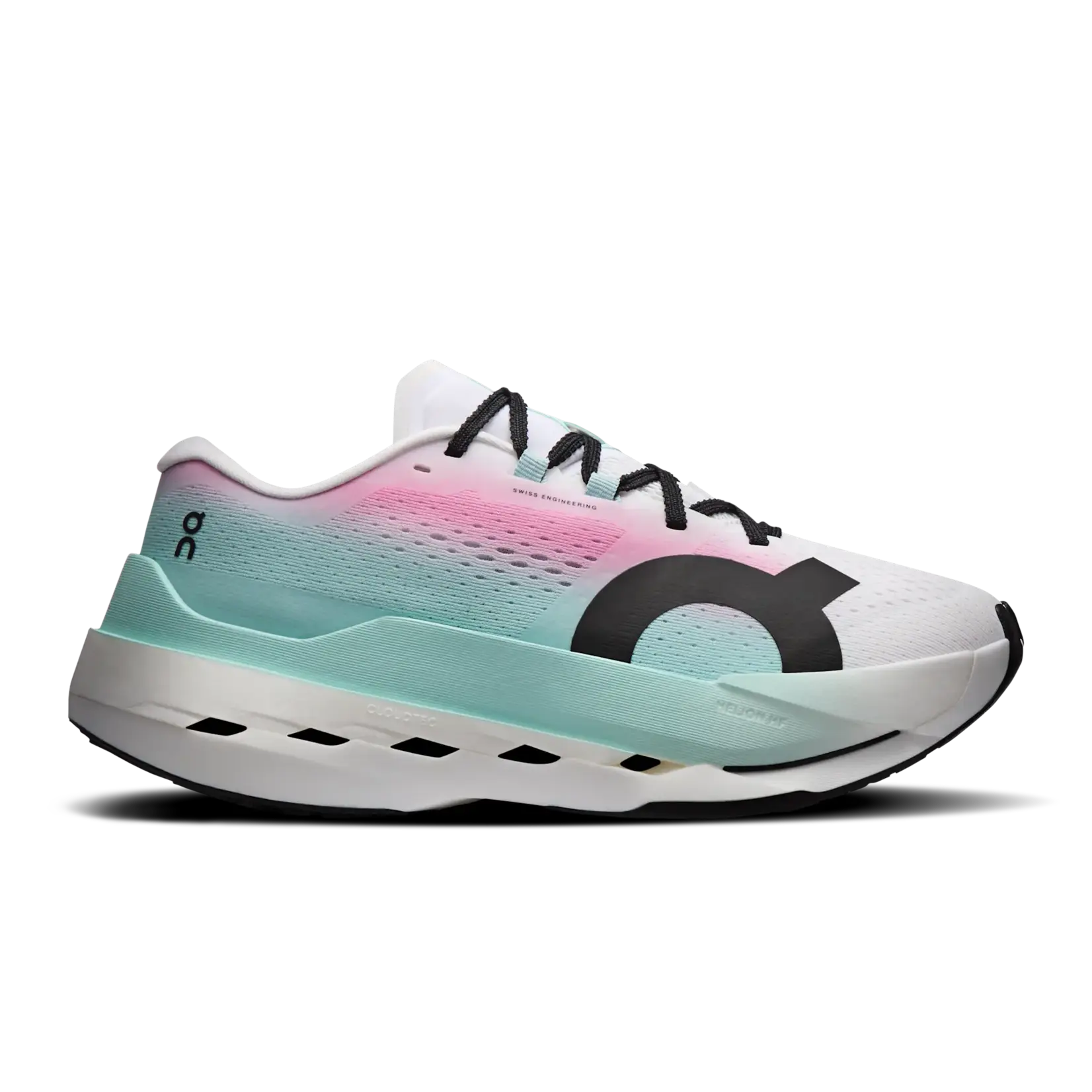 On Cloud Cloudboom Max - White/Celeste Mujer