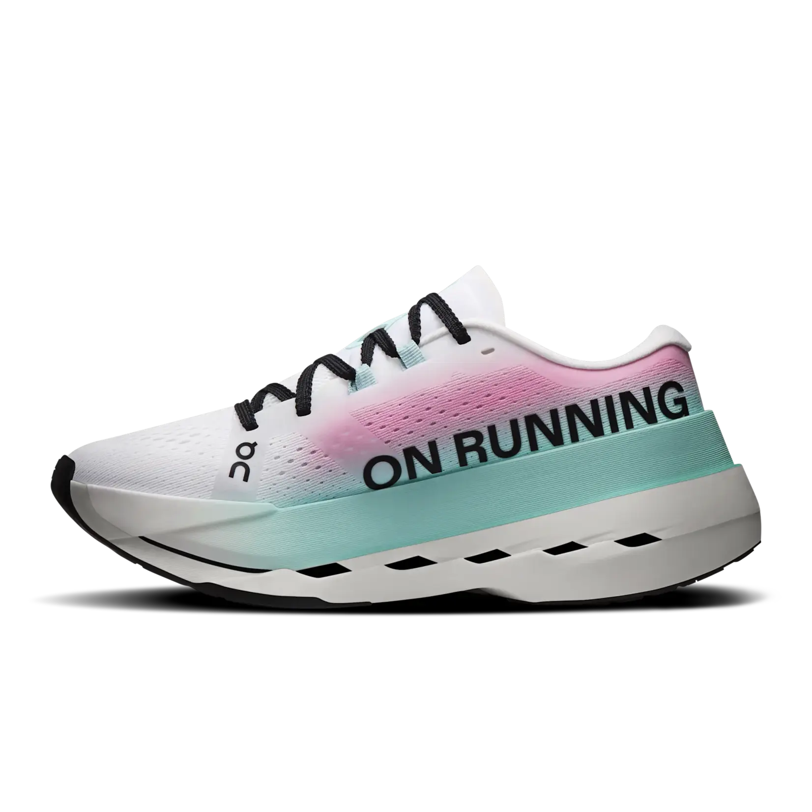 On Cloud Cloudboom Max - White/Celeste Mujer