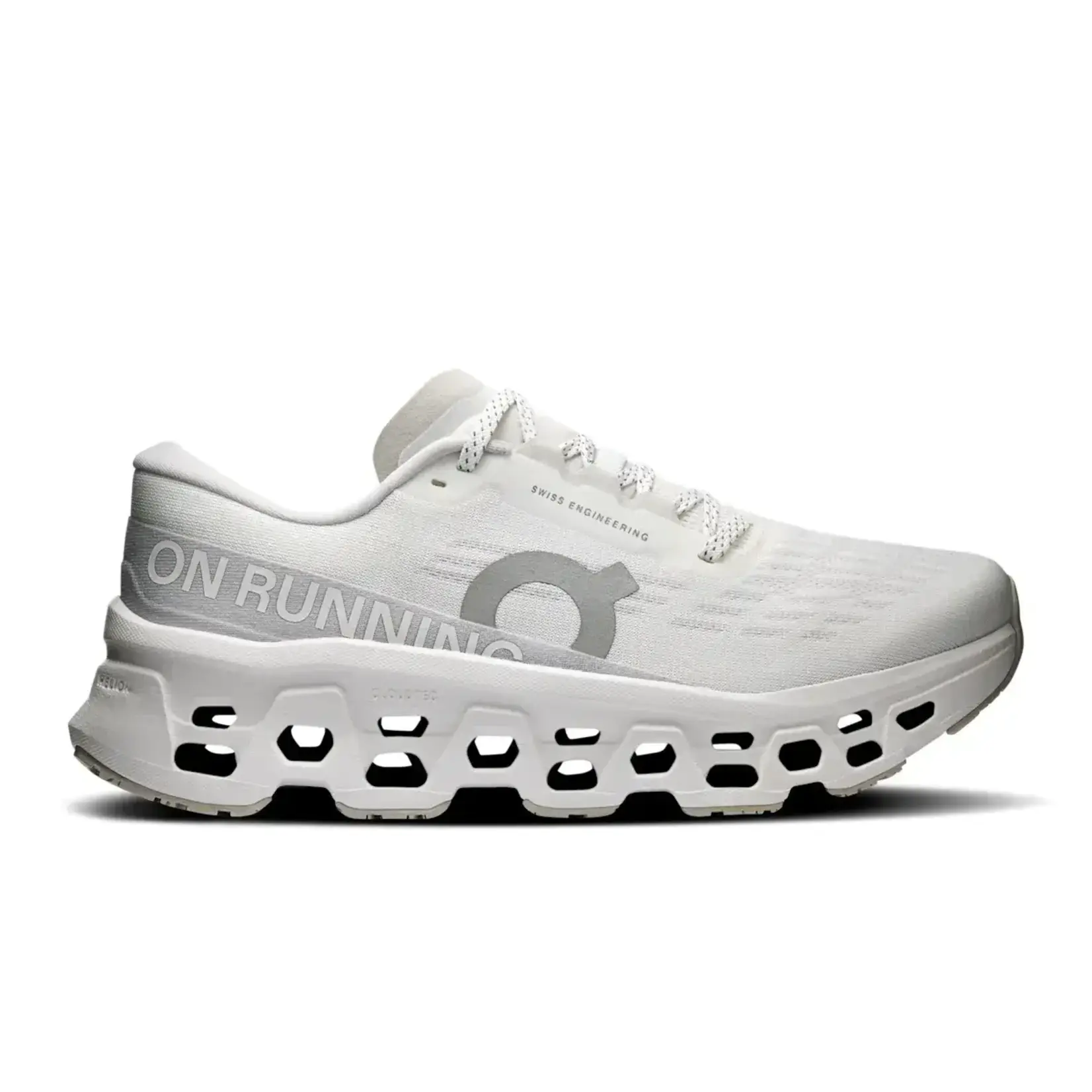 On Cloud Cloudmonster 3 - White/Wolf Mujer
