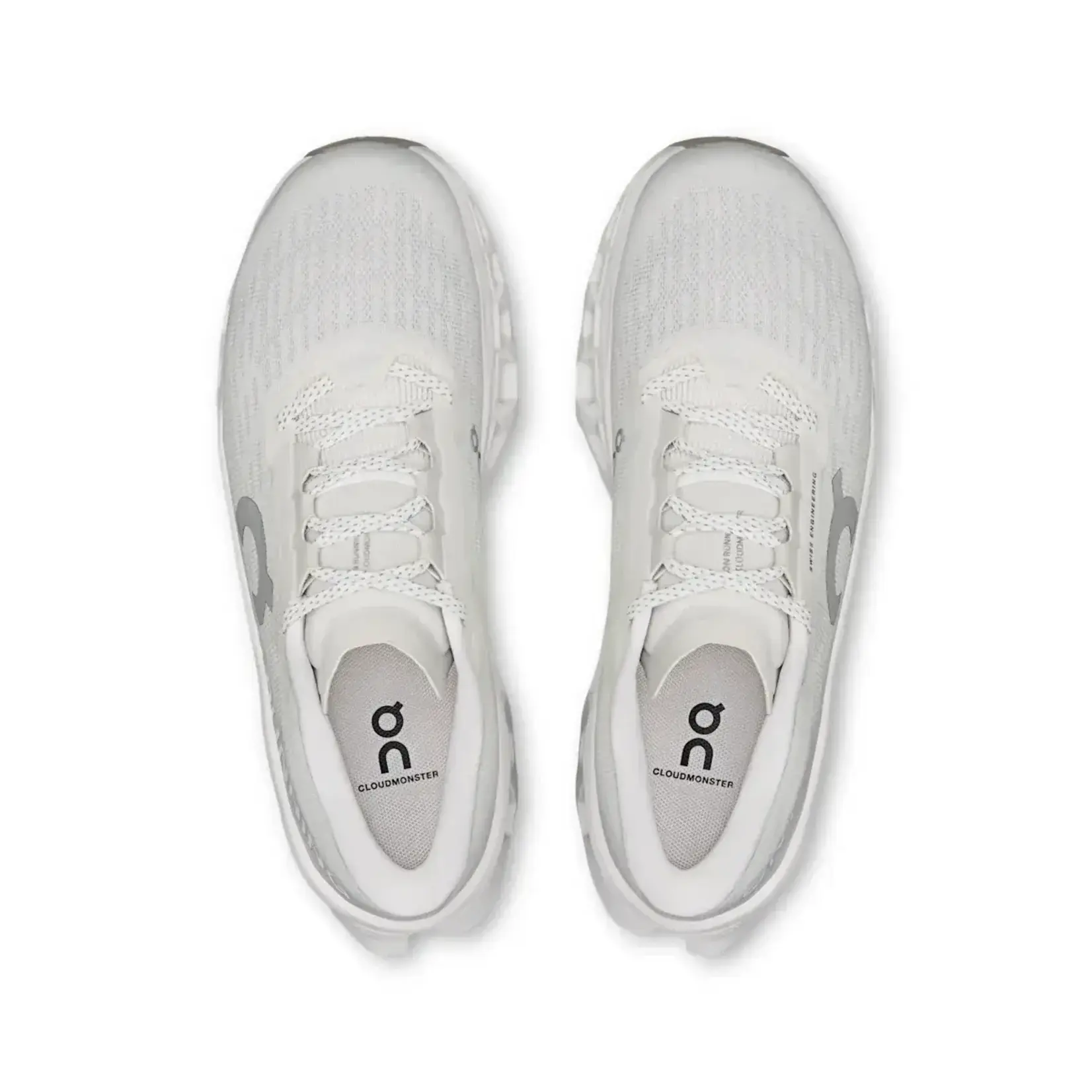 On Cloud Cloudmonster 3 - White/Wolf Mujer