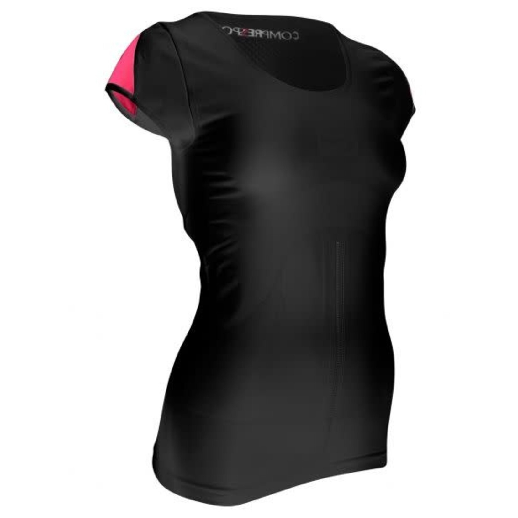 Compressport Trail Running Shirt V2 SS Black Mujer