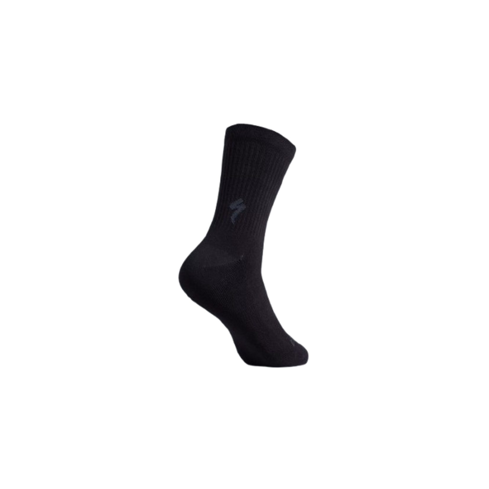 Specialized Calcetines altos de algodón - Black Logo