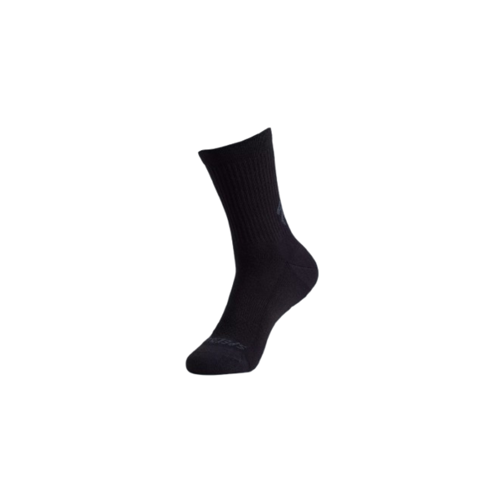 Specialized Calcetines altos de algodón - Black Logo
