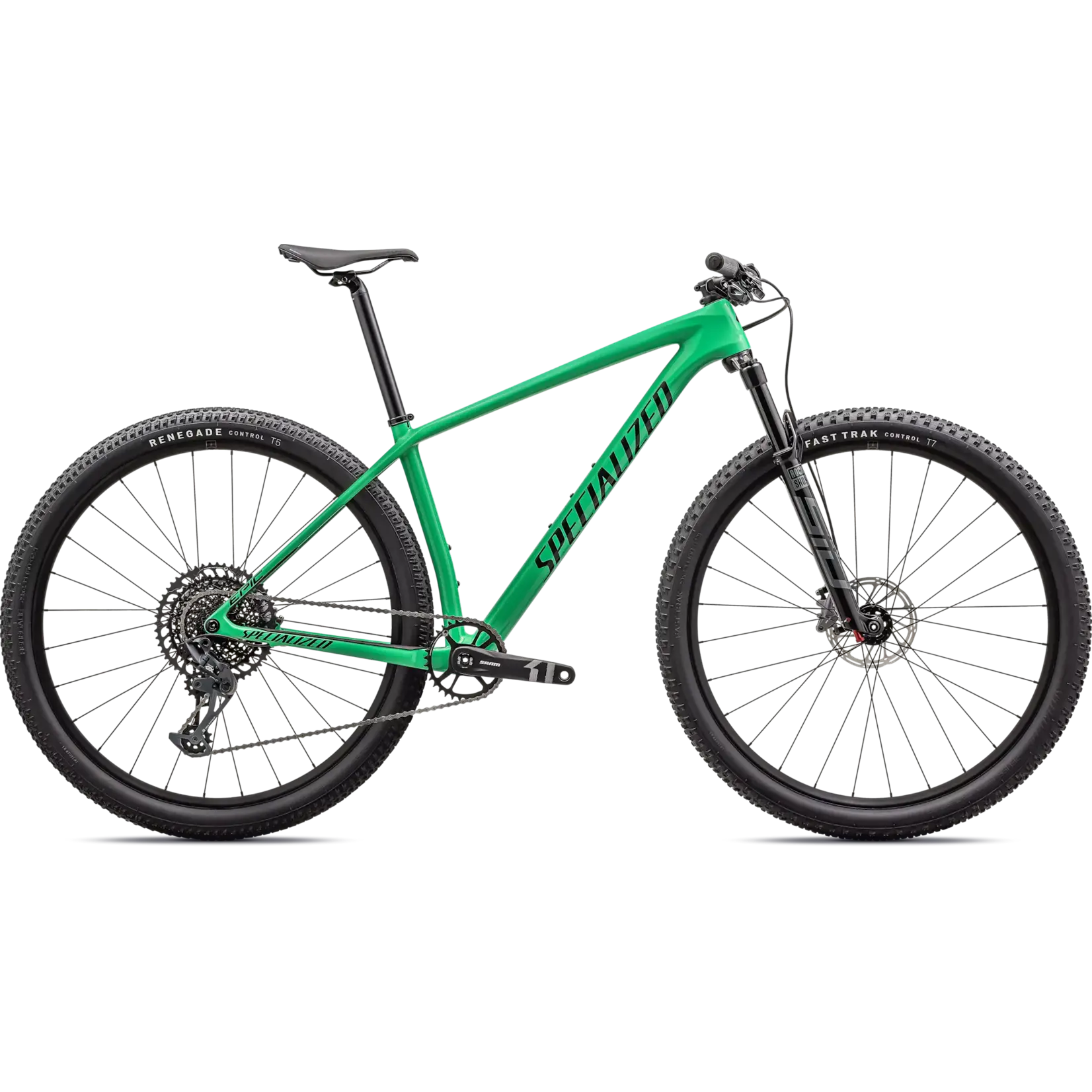 Specialized Epic Hardtail Comp Gloss Electric Green / Forest Green