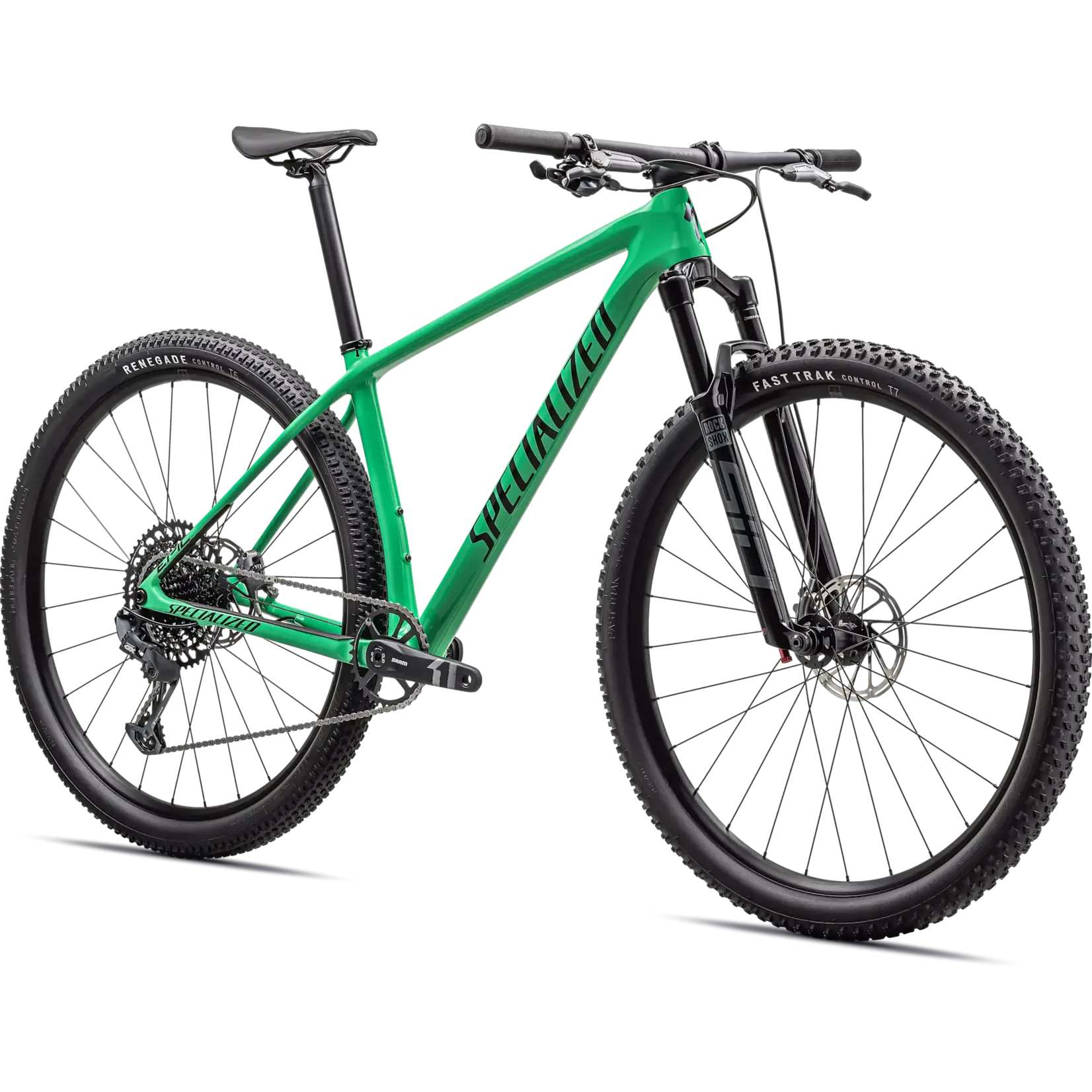 Specialized Epic Hardtail Comp Gloss Electric Green / Forest Green