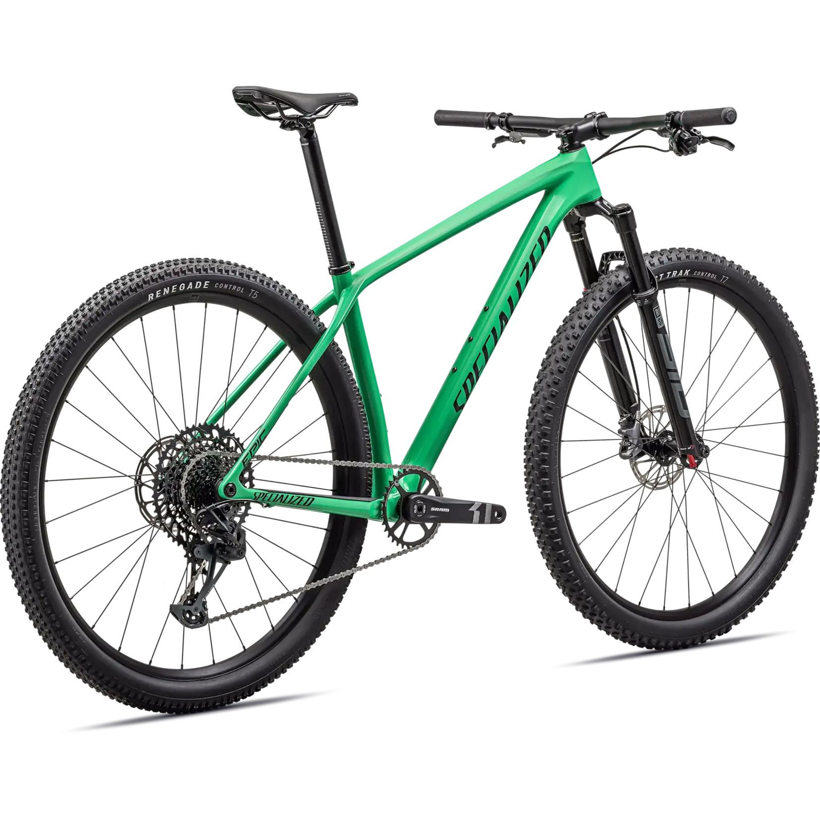 Specialized Epic Hardtail Comp Gloss Electric Green / Forest Green