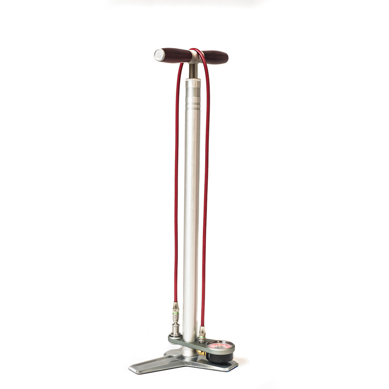 Silca Silca Super Pista Ultimate 'Hiro' Edition.  160psi gauge, Red Stainless hose Hiro V.2 locking chuck